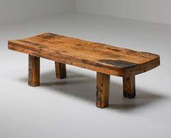 Once you have the bench assembled, place your layers of plywood, foam and batting on top. Rustic Modern Oak Bench Coffee Table 1960 S 168511