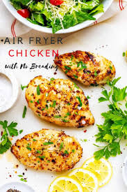 Air Fryer Chicken With No Breading Recipe Recipes Low Carb Breakfast Recipes Air Fryer Chicken