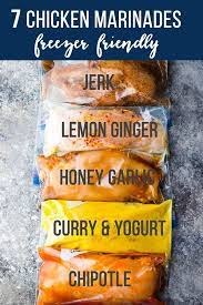 7 Chicken Marinade Recipes You Can Freeze Recipe Marinated Chicken Recipes Chicken Marinade Recipes Freezer Meal Prep