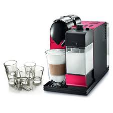 Some machines even contain a milk frother to nespresso machine with convenient features of stopping the coffee flow when you've had enough and container fit for 11 used capsules. Delonghi Lattissima Nespresso Red Capsule Espresso And Cappuccino Machine With Free Set Of 6 Glasses Http Teacoff Cappuccino Machine Nespresso Coffee Store