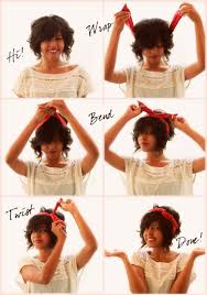 How To Wear A Wire Fabric Headband Bendy Headbands For Short Hair Scarf Hairstyles Headband Hairstyles