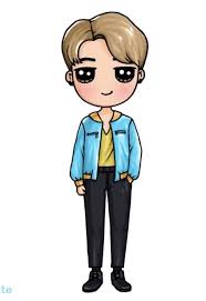 Comment dessiner un panda kawaii. Bts Jimmin Kawaii Girl Drawings Cute Kawaii Drawings Cute Kawaii Girl