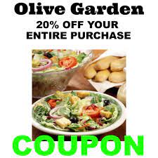 Olive Garden Coupons Olive Gardens Printable Coupons