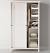Single Door Wardrobe With Shelves