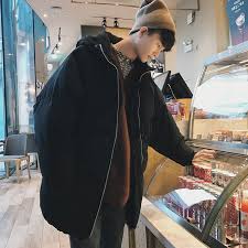 Men Winter Long Hooded Parkas 2018 Mens Loose Coats Black Parkas Male Korean Style High Quality Warm Down Jacket Brand Clothing Parkas Aliexpress