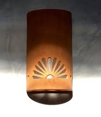 Shop our collection of outdoor sconces online! Wall Sconce Half Rosette Southwestern Lighting Spanish Style Wall Sconce Ceramic Wall Lights Southwestern Wall Sconces Wall Sconces