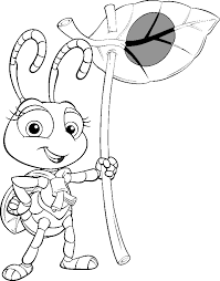 A bugs life coloring pages. A Bug S Life The Little Princess Dot