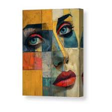 Saxophone Cubism Canvas Print