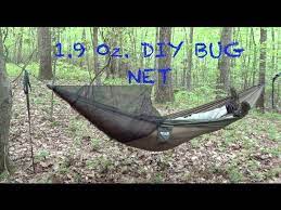 The parachute hammock is very compact and lightweight and comes with a bug net. 1 9 Oz Diy Hammock Bug Net Youtube