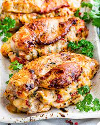 Roasted Peppers And Asiago Stuffed Chicken Breasts Jo Cooks