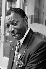 Every commuter has seen or heard Samuel. This is Chicago's State Street  Preacher (Samuel Chambers). Somehow Mr. Chambers finds the time