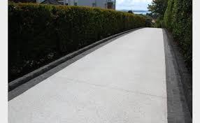 White Cement White Pebbles White Sand Amazing White Concrete Driveway Concrete Driveways Stamped Concrete Walkway Paving Design