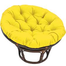 Maybe you would like to learn more about one of these? Topjia Cotton Overstuffed Rattan Papasan Chair Cushion Outdoor Patio Yard Garden Swing Hanging Basket Seat Cushion With Ties Soft Quilting Hanging Egg Chair Pads Not Included Chair Yellow Buy Online In Antigua And Barbuda