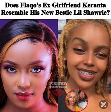 Does flaqo's ex girlfriend keranta resemble his new bestie lil shawrie?🤔
