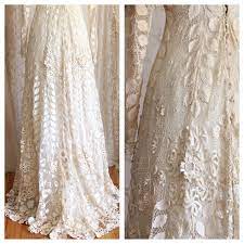 Victorian Irish Crochet Lace Wedding Gown Exquisite Rare Victorian Irish Lace Gown From West Virginia Estate Reputed To Have Belonged To One O Lace Weddings Crochet Wedding Dresses Wedding Dresses