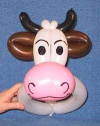 Diy Cow Balloon Animal Balloon Animals Diy Balloon Decorations Balloon Crafts