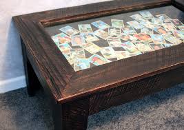Looking for a good deal on glass coffee table? Brown Display Coffee Table Rustic Shadowbox Table Rustic Etsy Shadow Box Coffee Table Display Coffee Table Coffee Table Display Case