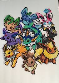 Eeveelution Perler Bead Design By Ratedeforeveryone On Etsy Perler Beads Designs Perler Patterns Perler Beads