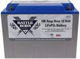 Amazon Com Battle Born Lifepo4 Deep Cycle Battery 100ah 12v With Built In Bms 3000 5000 Deep Cycle Rechargeable Rv Solar Power Deep Cycle Battery Rv Solar