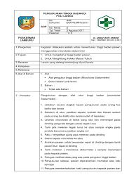 Simpan simpan sop mengukur tinggi badan untuk nanti 77% 77% menganggap dokumen ini bermanfaat, tandai dokumen ini sebagai bermanfaat 23% 23% menganggap dokumen ini tidak bermanfaat, tandai dokumen ini sebagai tidak bermanfaat Sop Pengukuran Tinggi Badan
