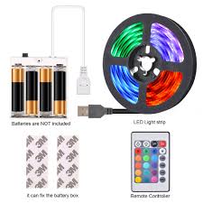 How to fix led light remote battery. 4m Battery Operated Rgb Led Strip Light Usb Led Light Strip Multi Color Ld2056 4894707062333 Ebay