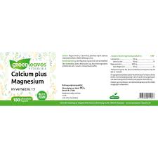 Calcium Plus Magnesium Online Kaufen Greenleaves Vitamins