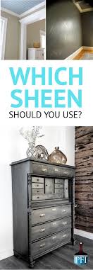 Which Paint Sheen Should You Use Painted Furniture Ideas Paint Sheen Painted Furniture Furniture Painting Tips