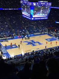 rupp arena section 234 home of kentucky wildcats