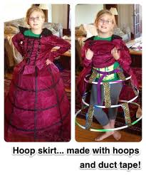 Hoop Skirt Made With Real Hoops Hoop Skirt Diy Skirt Victorian Costume