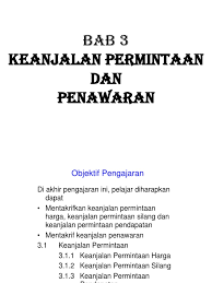 Maybe you would like to learn more about one of these? Bab 3 Keanjalan Permintaan Dan Penawaran