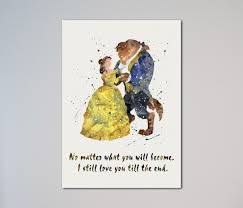 Beauty And The Beast Quote Poster Belle Poster Valentine S Etsy