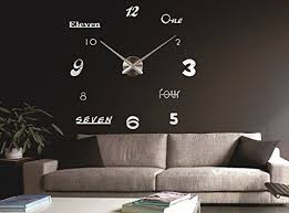 Richtop wanduhr groß umwickelt holz back für wohnzimmer,küche,schlafzimmer, flur, store der marke ferne mit. Life Up 3d Wanduhr Modern Leise Silber Diy Kreatives Design Gross Dekoration Uhr Deko Wandtattoo Offentliche Platze Wo Interior Room Decoration Clock Diy Clock