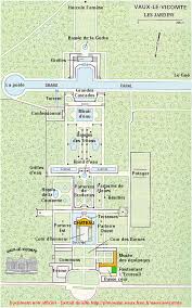 Vaux Le Vicomte Le Plan Du Domaine Et Des Jardins En 2020 Plan Jardin Parterre De Fleurs Vaux Le Vicomte