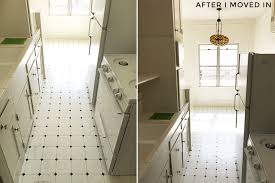 redid my kitchen floors for under $50