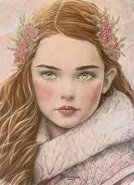 Winter watercolors" Jane Crowther is a contemporary English illustrator.