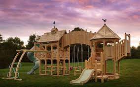 Apply the stain with a paintbrush beginning at the highest point of the unit. How To Stain A Play Set How To Deck Tips The Sealer Store