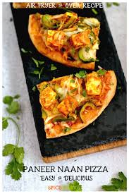 Tandoori Paneer Naan Pizza Oven Air Fryer Spice Cravings Recipe Paneer Tandoori Paneer Indian Beef Recipes