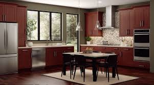 Cnc Fashion Bordeaux This Full Overlay Shaker Inspired Birch Door Comes With A Beautiful Accent Molding Kitchen Cabinets Condo Kitchen Modern Kitchen Design