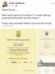 Azhar sulaiman was born on july 22, 1971 in malaysia. Tengoklah Sijil Asli Diploma Ijazah Azhar Sulaiman