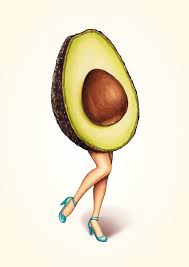 Fruit Stand Avocado Girl By Kelly Gilleran Avocado Art Avocado Tattoo Avocado