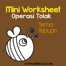 Lks ini diolah dan disusun dari berbagai sumber untuk pembelajaran anak paud dan tidak bertujuan untuk dikomersilkan. Latihan Matematik Operasi Tolak Untuk Kanak Kanak Kitpramenulis