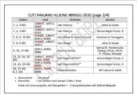 Sesi persekolahan kementerian pendidikan malaysia. Nah Kalendar Cuti 2020 Dah Pelamin Bajet Kelantan Facebook