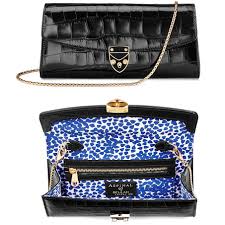 Maybe you would like to learn more about one of these? Aspinal X Beulah Blue Heart Black Croc Clutch Kate Middleton Bags Kate S Closet