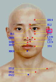 Acupuncture Points On The Face Acupuncture Acupuntura
