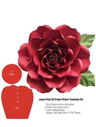 Pin On Paper Flower Templates