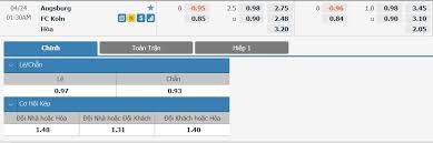 Kèo bóng đá từ trang thể thao nhà cái uy tín: Augsburg Vs Fc Koln Soi Keo Bong Ä'a Hom Nay 24 04 2021 VÄ'qg Ä'á»©c