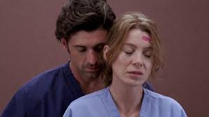 Meredith and Derek in the Elevator