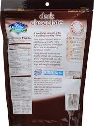 Oven roasted almonds w/ dark chocolate. Blue Diamond Dark Chocolate Oven Roasted Almonds 14 Oz Fred Meyer