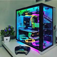 Image May Contain Screen Gaming Room Setup Computer Setup Computer Gaming Room