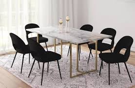 13 faux marble dining tables that are